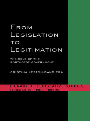 cover image of From Legislation to Legitimation